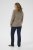 Kaffe Curve Linia Boatneck Pullover Morel Melange with Silver Lurex - Pulovere tricotate - 