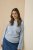 Kaffe Curve Jina Knit Pullover Powder Blue Melange - Pulovere tricotate - 