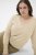 Kaffe Curve Lizzy Long Sleeve Pullover Feather Grey Melange - Pulovere tricotate - 