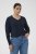 Kaffe Curve Lizzy Long Sleeve Pullover Midnight Marine - Pulovere tricotate - 