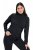 Ulla Popken Basic Long Sleeve Slim Fit Turtleneck Black - Pulovere & hanorace - Bluze, Hanorace & Tricotaje Comode
