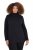 Ulla Popken Basic Long Sleeve Slim Fit Turtleneck Black - Pulovere & hanorace - Bluze, Hanorace & Tricotaje Comode
