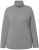 Ulla Popken Basic Long Sleeve Slim Fit Turtleneck Light Grey Melange - Pulovere & hanorace - 