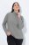 Ulla Popken Basic Long Sleeve Slim Fit Turtleneck Light Grey Melange - Pulovere & hanorace - Bluze, Hanorace & Tricotaje Comode