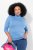 Ulla Popken Basic Long Sleeve Slim Fit Turtleneck Light Cornflower - Pulovere & hanorace - Bluze, Hanorace & Tricotaje Comode