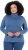 Ulla Popken Basic Long Sleeve Slim Fit Turtleneck Ink Blue - Pulovere & hanorace - 