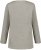 Ulla Popken Back To Basics V-Neck Relaxed Fit Cotton Tee Light Grey Melange - Tricouri - 