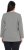 Ulla Popken Back To Basics V-Neck Relaxed Fit Cotton Tee Light Grey Melange - Tricouri - 