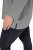 Ulla Popken Back To Basics V-Neck Relaxed Fit Cotton Tee Light Grey Melange - Tricouri - Tricouri pentru femei