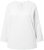Ulla Popken Back To Basics V-Neck Relaxed Fit Cotton Tee Snow White - Tricouri - 
