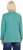 Ulla Popken Back To Basics V-Neck Relaxed Fit Cotton Tee Green - Tricouri - 