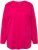 Ulla Popken Back To Basics V-Neck Relaxed Fit Cotton Tee Magenta Pink - Tricouri - 