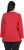 Ulla Popken Back To Basics V-Neck Relaxed Fit Cotton Tee Salsa Red - Tricouri - 