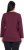 Ulla Popken Back To Basics V-Neck Relaxed Fit Cotton Tee Dark Berry - Tricouri - 
