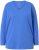 Ulla Popken Back To Basics V-Neck Relaxed Fit Cotton Tee Peacock Blue - Ulla Popken - 