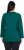 Ulla Popken Back To Basics V-Neck Relaxed Fit Cotton Tee Teal Green - Tricouri - 