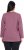 Ulla Popken Back To Basics V-Neck Relaxed Fit Cotton Tee Dark Rose - Tricouri - 