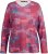 Ulla Popken Graphic Print Recycled Polyester Quick Dry Stretch Top Salsa Red - Tricouri imprimate pentru femei - 