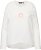 Ulla Popken Star Long Sleeve Graphic Tee Off-White - Tricouri imprimate pentru femei - 