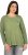 Ulla Popken Cold Dyed Sequined Heart Long Sleeve Tee Sage Green - Tricouri imprimate pentru femei - 