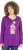 Ulla Popken Christmas Squirrel Long Sleeve Graphic Tee Dark Purple - Tricouri imprimate pentru femei - 