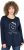 Ulla Popken Metallic Graphic Holiday Tee Navy - Tricouri imprimate pentru femei - 