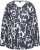 Ulla Popken Quick Drying Abstract Print Tee Black - Tricouri imprimate pentru femei - 