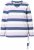 Ulla Popken Striped Knotted Hem Long Sleeve Tee Lavender - Tricouri imprimate pentru femei - 