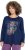 Ulla Popken Inverted Seam Long Sleeve Graphic Tee Ink Blue - Tricouri - 