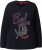Ulla Popken Motivational Graphic Long Sleeve Tee Black - Tricouri imprimate pentru femei - 
