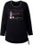 Ulla Popken Your Story Sequined Long Sleeve Tunic Tee Black - Tricouri imprimate pentru femei - 