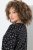 Ulla Popken Allover Printed Long Sleeve Tee Black - Tricouri imprimate pentru femei - Tricouri cu imprimeu pentru femei
