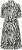 Kaffe Curve Alia Shirt Dress Black Chalk Animal - Rochii midi - 