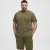 North Latitude T-shirt Allover Printed Green - Tricouri - Tricouri Bărbați Mărimi Mari