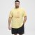 North Latitude T-Shirt Printed Yellow - Tricouri - Tricouri Bărbați Mărimi Mari
