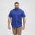 North Latitude Shirt Short Sleeve TALL Blue - ÎMBRĂCĂMINTE BĂRBAȚI MT-6XLT - Tall dimensiuni bărbați