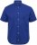 North Latitude Shirt Linen Cotton Short Sleeve Blue - Cămăși - Cămăși Bărbați Mărimi Mari