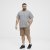 North Latitude Shirt Short Sleeve Checked Grey - Cămăși - Cămăși Bărbați Mărimi Mari