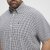 North Latitude Shirt Short Sleeve Checked Grey - Cămăși - Cămăși Bărbați Mărimi Mari