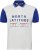 North Latitude Polo Short Sleeve Blue And White - Tricouri polo - Tricouri Polo Bărbați Mărimi Mari