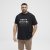North Latitude Polo Pique Short Sleeve Black - Tricouri polo - Tricouri Polo Bărbați Mărimi Mari