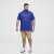 North Latitude Polo Pique Print Short Sleeve Cobalt Blue - Tricouri polo - Tricouri Polo Bărbați Mărimi Mari