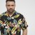 North Latitude Shirt Short Sleeve Printed Allover Black - Cămăși - Cămăși Bărbați Mărimi Mari