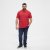 North Latitude Polo Short Sleeve Red - Tricouri polo - Tricouri Polo Bărbați Mărimi Mari