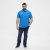 North Latitude Polo Short Sleeve Blue - Tricouri polo - Tricouri Polo Bărbați Mărimi Mari