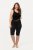 Ulla Popken Stretch Knit Bike Shorts Black - Ulla Popken - Ulla Popken Îmbrăcăminte Plus-Size