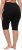 Ulla Popken Stretch Knit Bike Shorts Black - Blugi & Pantaloni pentru Femei Mărimi Mari – Plus Size - 
