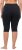 Ulla Popken Stretch Knit Bike Shorts Blue - Blugi & Pantaloni pentru Femei Mărimi Mari – Plus Size - 