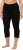 Ulla Popken Basic Stretch Knit Capris Black - Blugi & Pantaloni pentru Femei Mărimi Mari – Plus Size - 