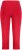 Ulla Popken Basic Stretch Knit Capris Red - Blugi & Pantaloni pentru Femei Mărimi Mari – Plus Size - 
